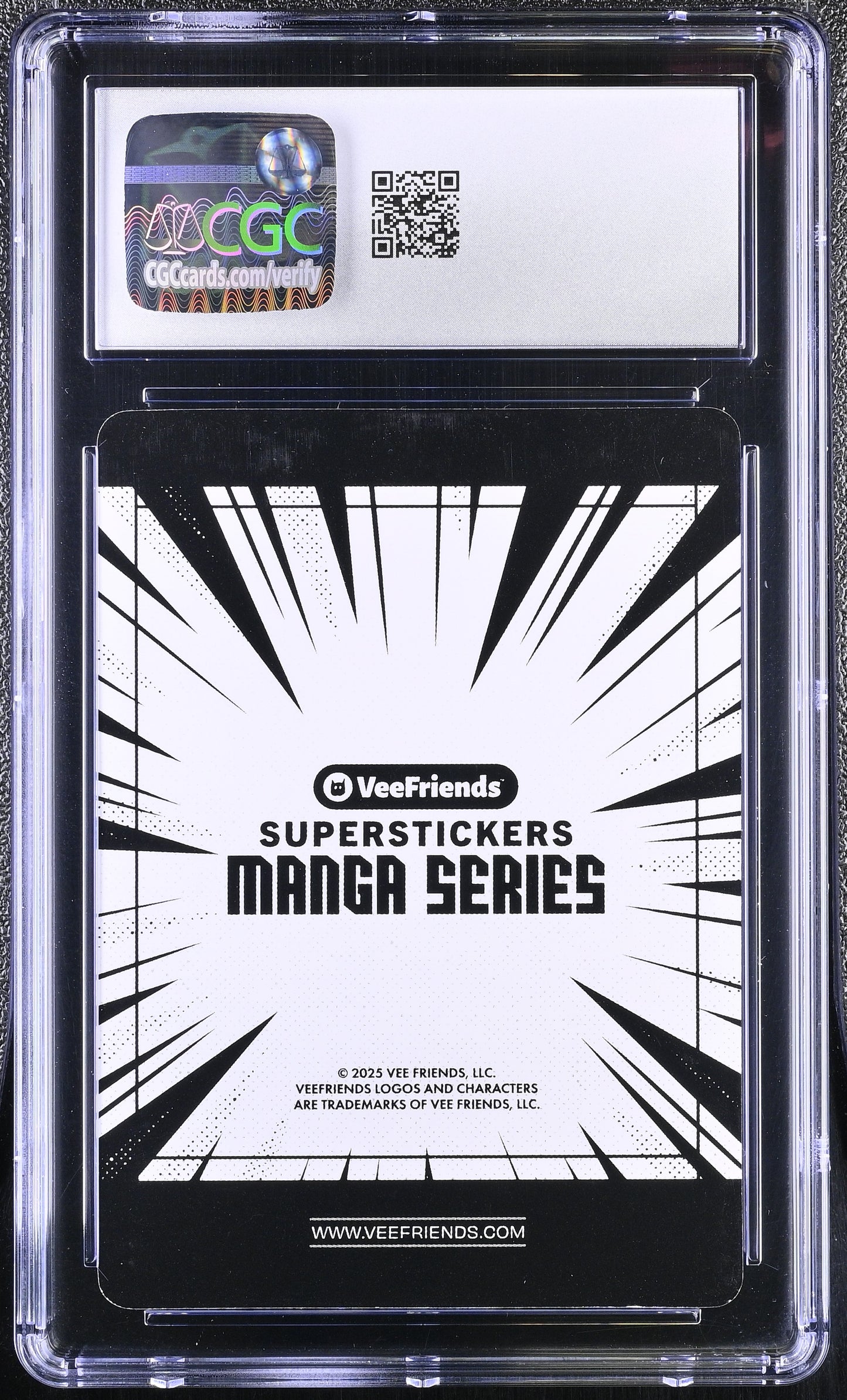 2025 VeeFriends Super Stickers Manga Series Big Game Bandicoot CGC 8.5