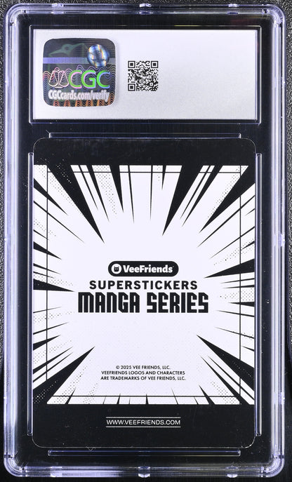2025 VeeFriends Super Stickers Manga Series Adventurous Astronaut CGC 8.5