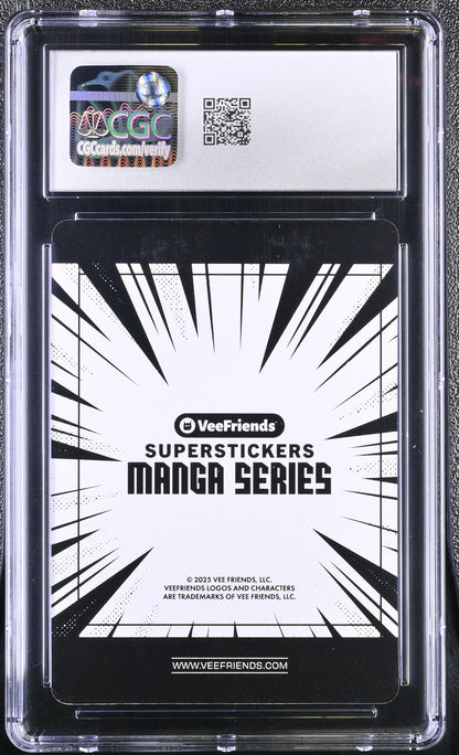 2025 Veefriends Super Stickers: Manga Considerate Cowboy CGC 10