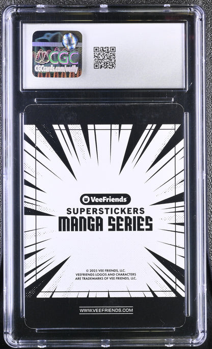 2025 Veefriends Super Stickers: Manga Hungry Hammerhead CGC 8
