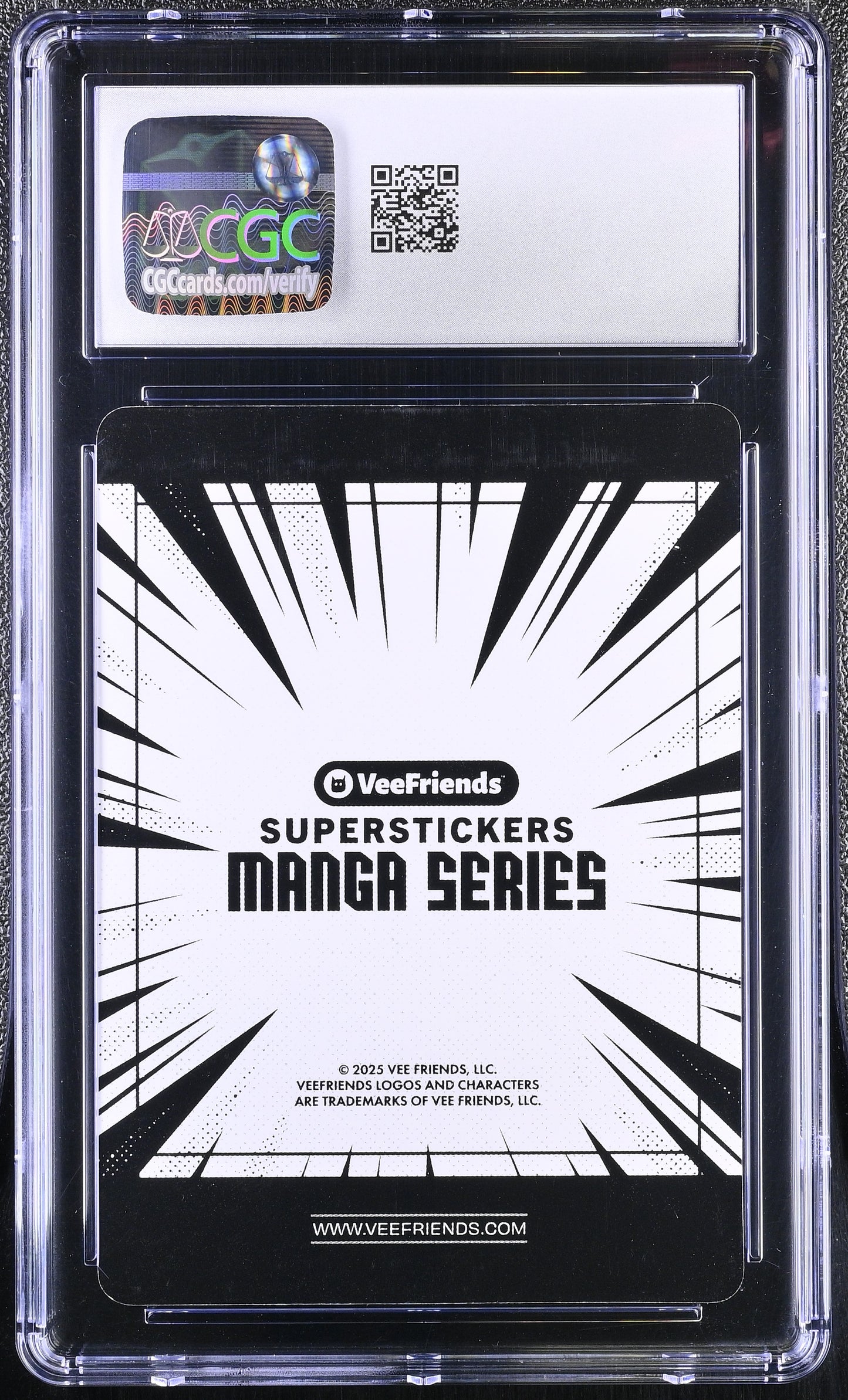 2025 VeeFriends Super Stickers Manga Series Articulate Armadillo CGC 8.5