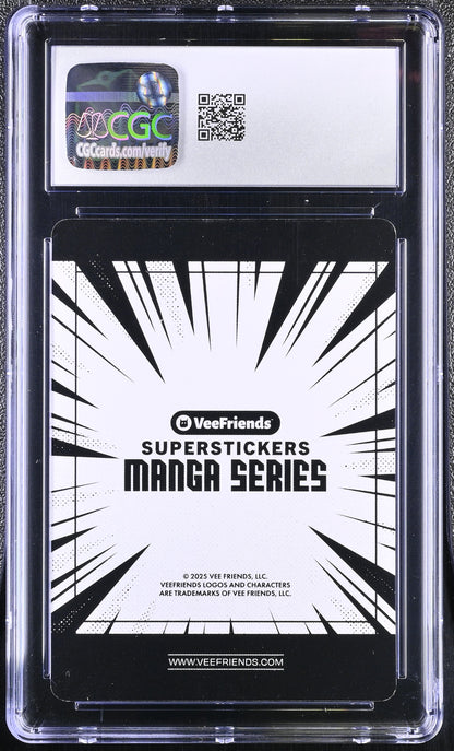 2025 VeeFriends Super Stickers Manga Series Genuine Giraffe CGC 9.5