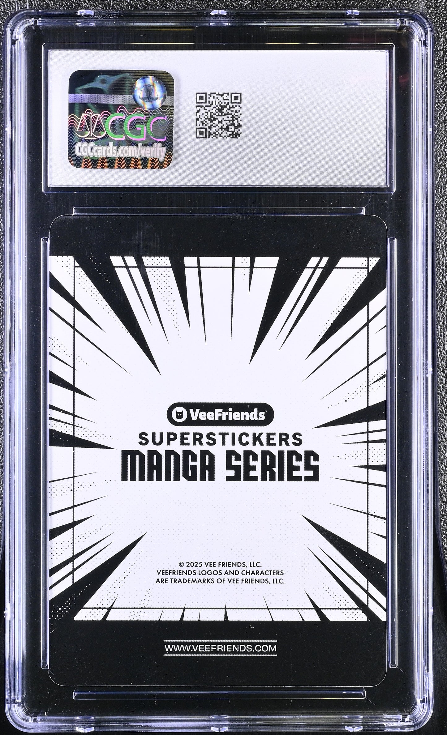 2025 Veefriends Super Stickers: Manga Compassionate Catfish CGC 10