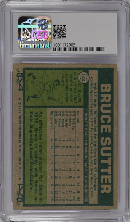 1977 Topps Bruce Sutter #144 Rookie CGC 8.5