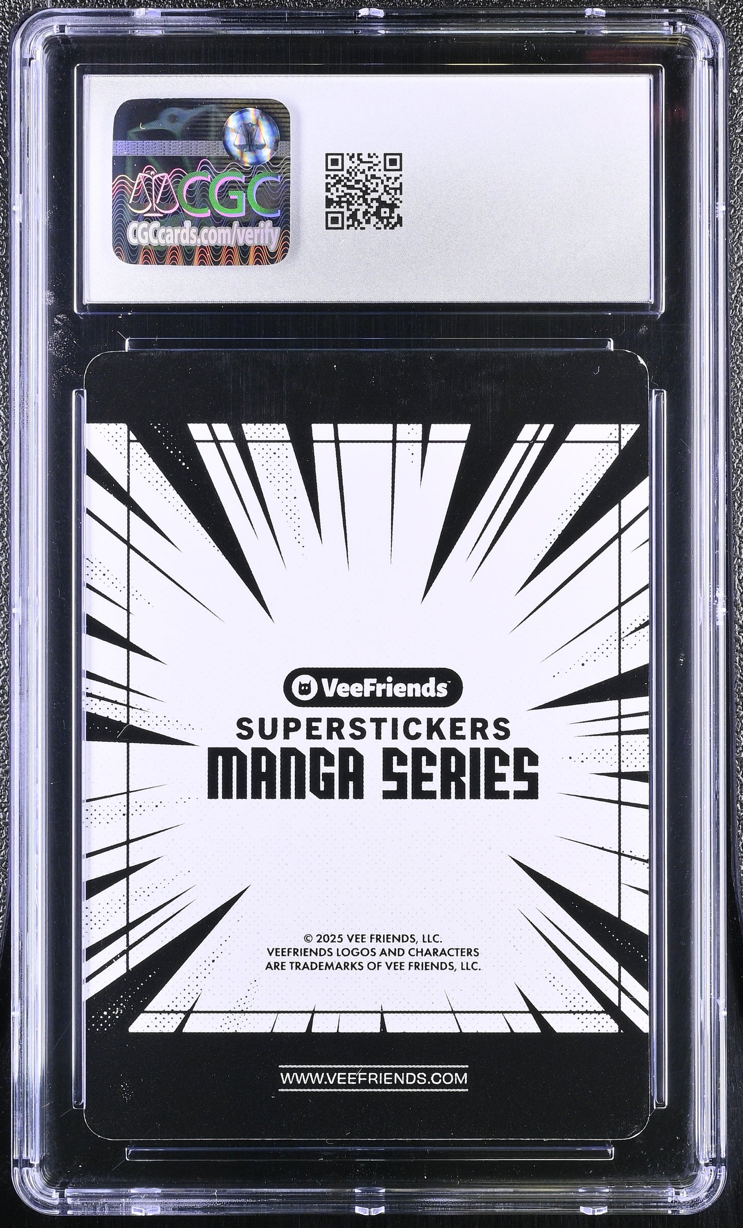 2025 VeeFriends Super Stickers Manga Series Big Game Bandicoot CGC 8