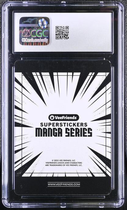 2025 VeeFriends Super Stickers Manga Series Big Game Bandicoot CGC 8