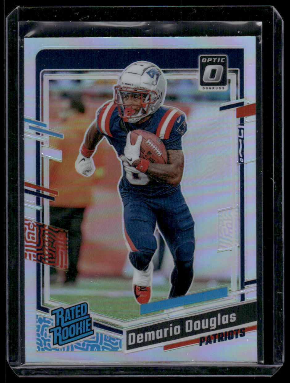 2023 Panini Donruss Optic Demario Douglas #300 Holo Prizm Rated Rookie