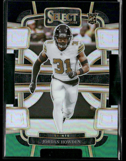 2023 Panini Select Jordan Howden #70 Black and Green Die Cut Rookie