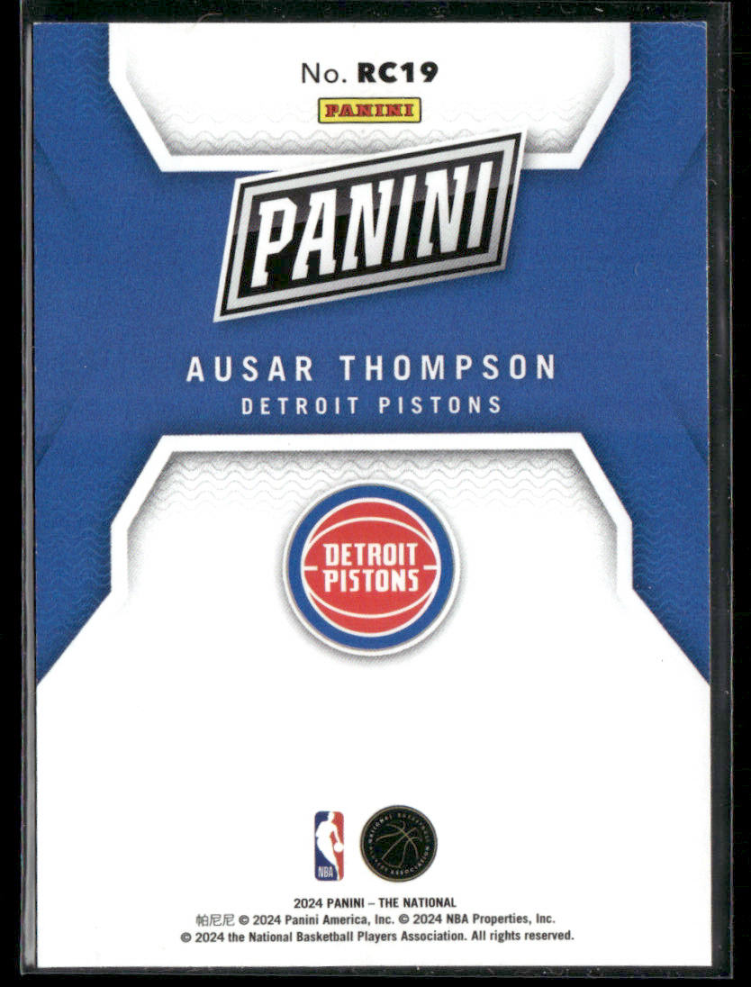 2024 Panini National Ausar Thompson #RC19 RC