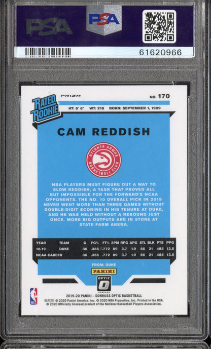 2019 Panini Donruss Optic Cam Reddish #170 Hyper Pink PSA 10