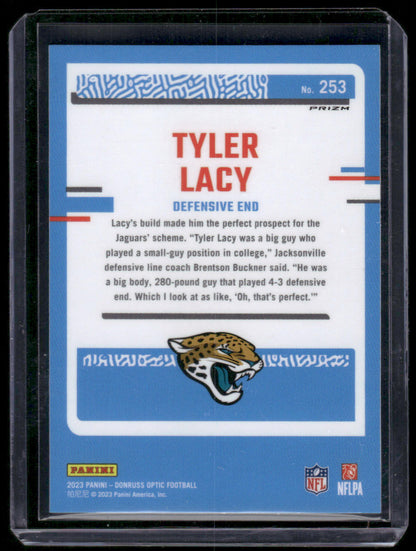 2023 Panini Donruss Optic Tyler Lacy #253 Holo Prizm Rated Rookie