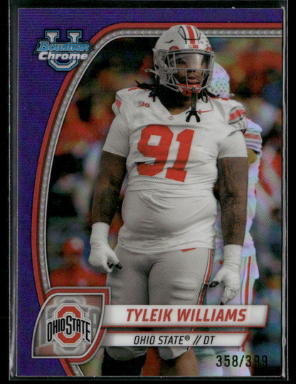 2024 Topps Chrome Tyleik Williams #149 358/399