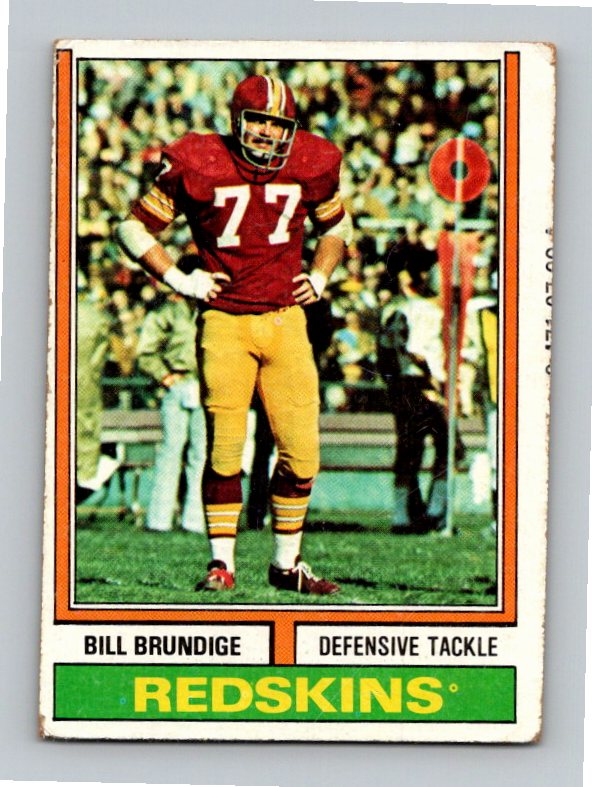 1974 Topps Bill Brundige #287