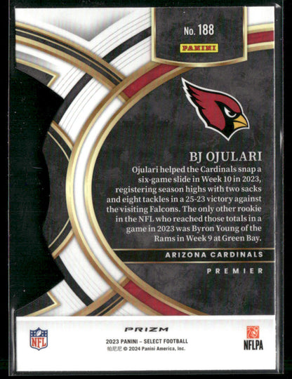 2023 Panini Select BJ Ojulari #188 RC