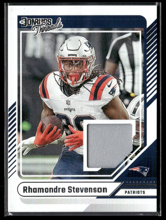 2024 Donruss Football Rhamondre Stevenson #DTH-RST Relic