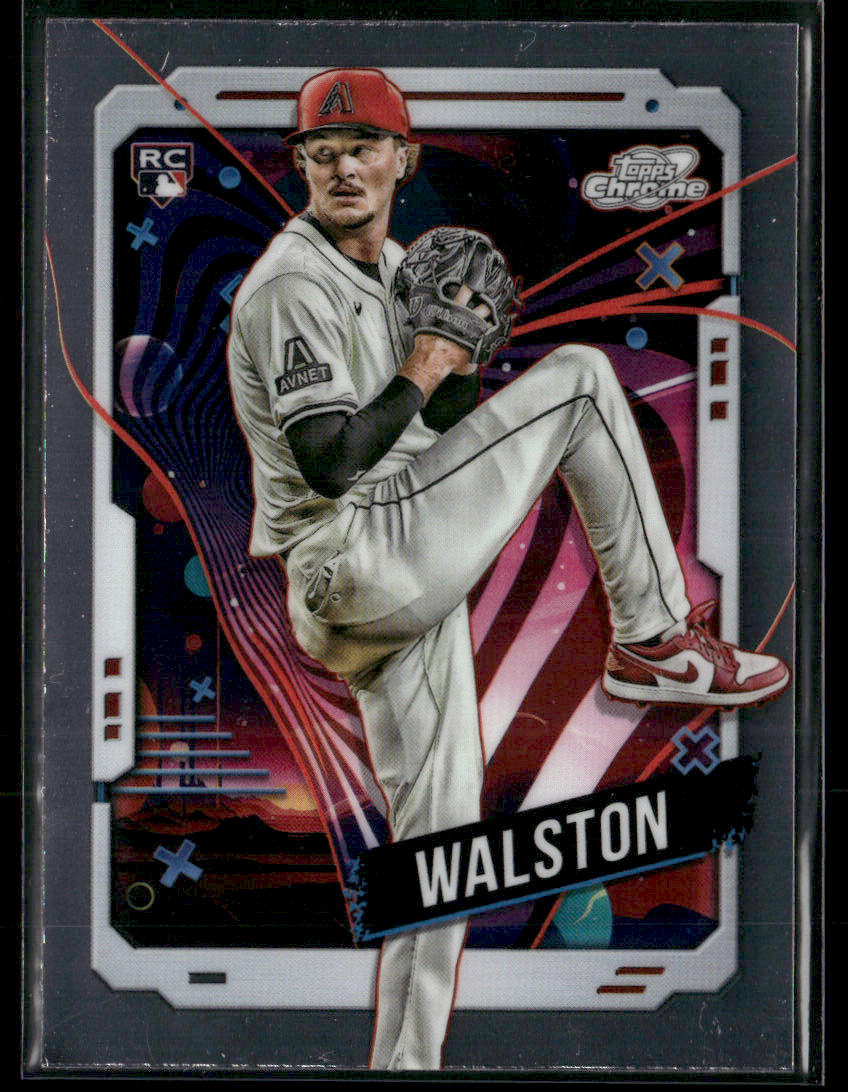 2024 Topps Chrome Cosmic Blake Walston #173 Rookie