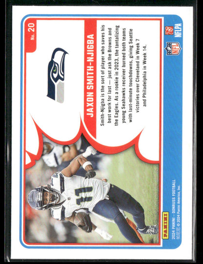 2024 Panini Donruss Jaxon Smith-Njigba #20 Action Packed