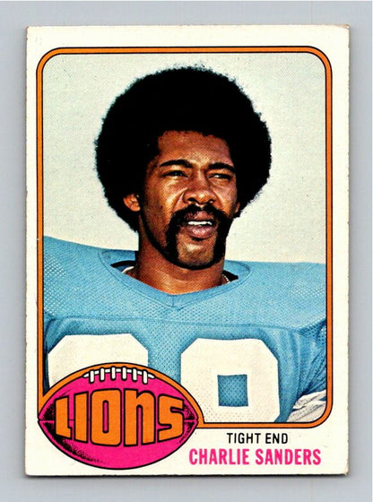 1976 Topps Charlie Sanders #265