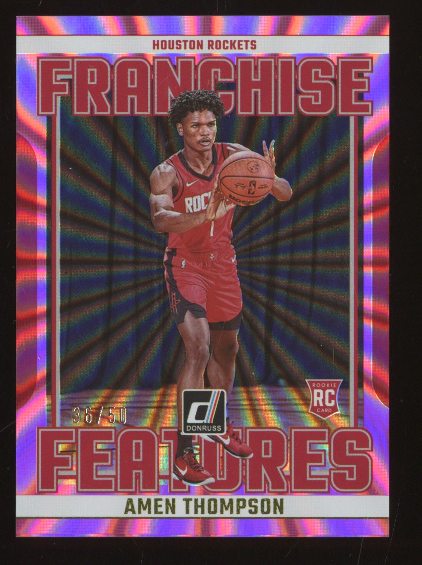 2023-24 Panini Donruss Amen Thompson #26 Franchise Features /50