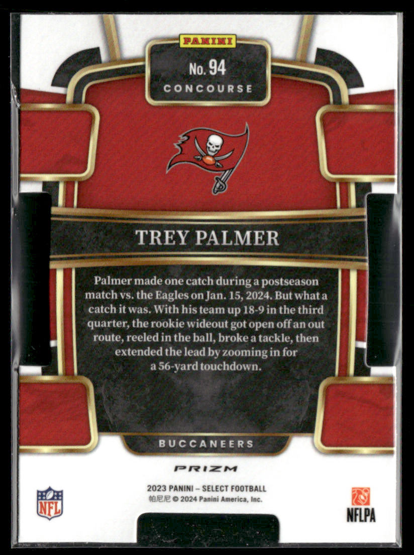 2023 Panini Select Trey Palmer #94 Die Cut Rookie