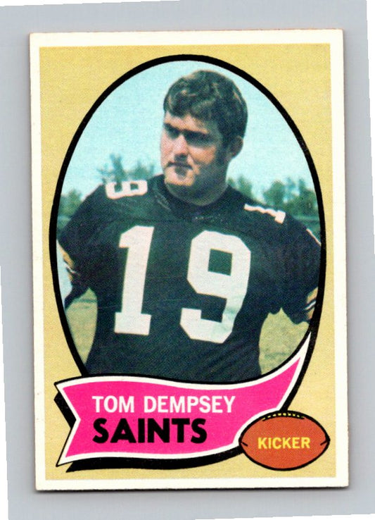 1970 Topps Tom Dempsey #140 Rookie