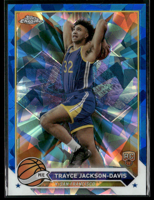 2023 Topps Chrome Sapphire Trayce Jackson-Davis #176 Rookie