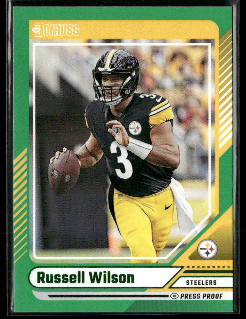 2024 Panini Donruss Russell Wilson #160 Green