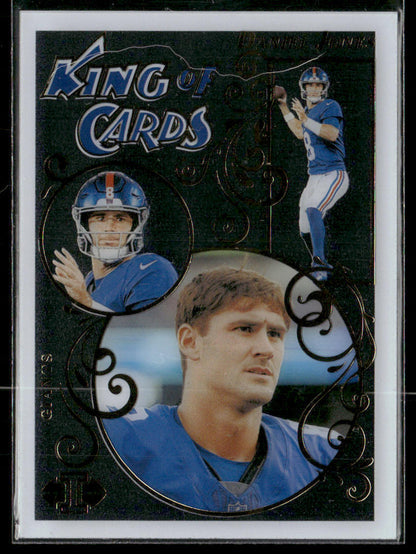 2023 Panini Illusions Football Daniel Jones #No. 3 King of Cards Acetate