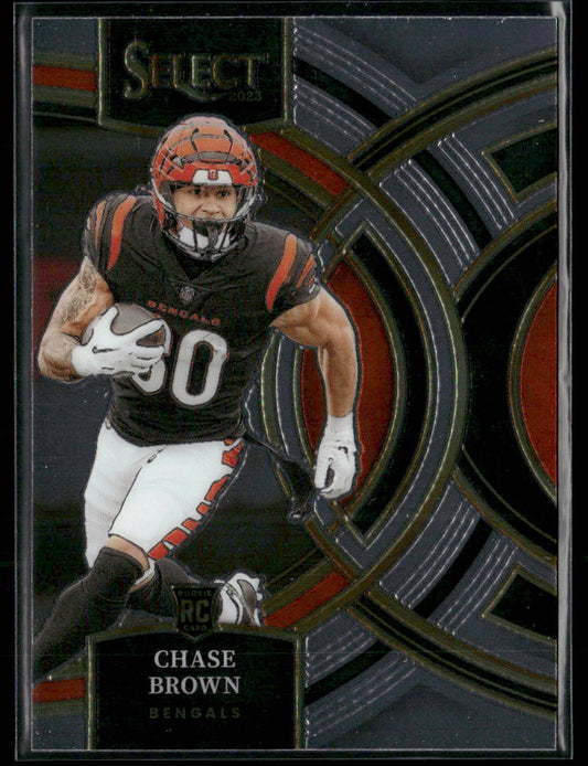 2023 Panini Select Chase Brown #151 Premier Rookie