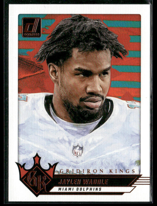 2024 Panini Donruss Jaylen Waddle #7 Gridiron Kings