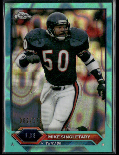 2023 Topps Composite Mike Singletary #25 Topps Chrome Aqua Lava /175