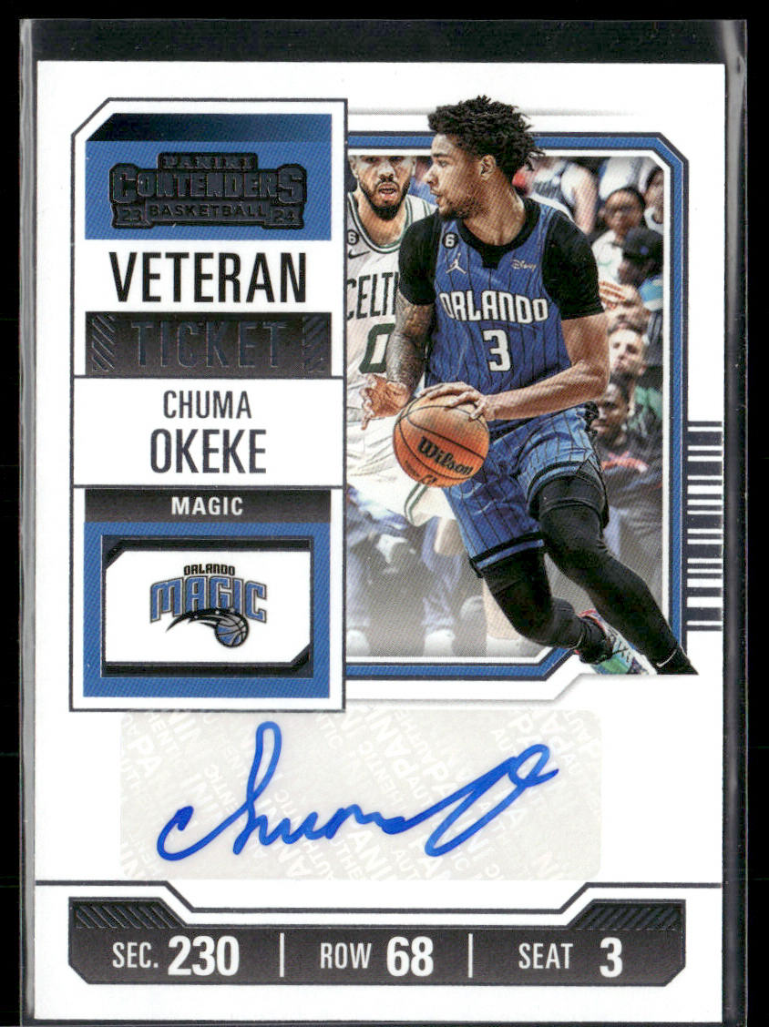 2023-24 Panini Contenders Chuma Okeke #VTR-COM Autograph