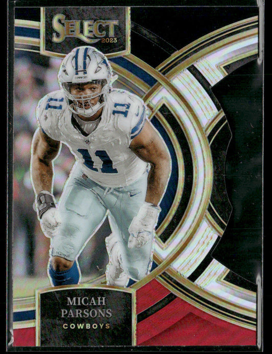 2023. Panini Select Football Micah Parsons #126 black/Red Die-Cut premier