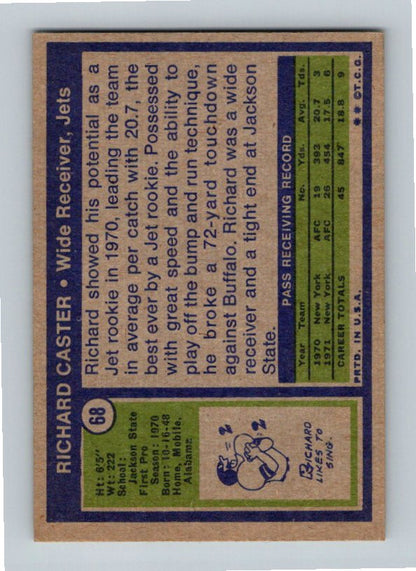 1972 Topps Richard Caster #68