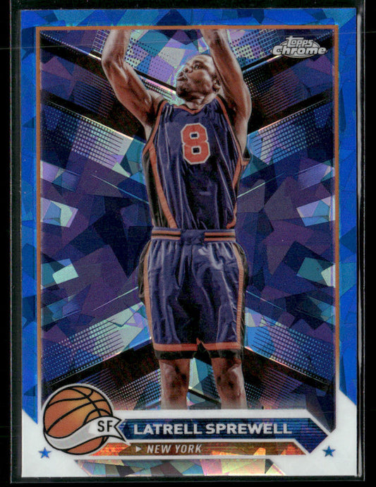 2024 Topps Chrome Sapphire Latrell Sprewell #40