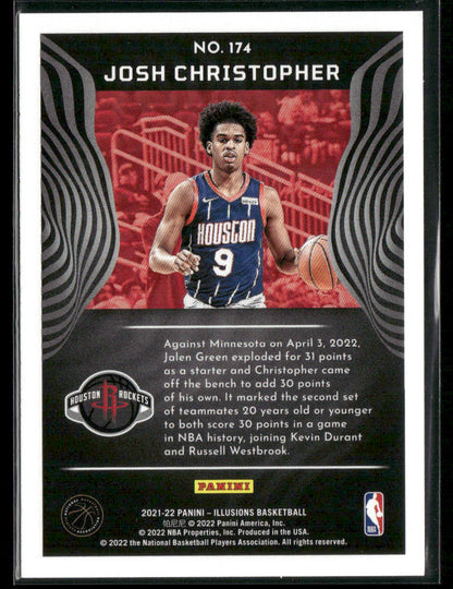 2021-22 Panini Illusions Josh Christopher #174