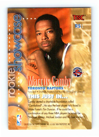 1997 Topps Stadium Club Marcus Camby #RS1 Rookie