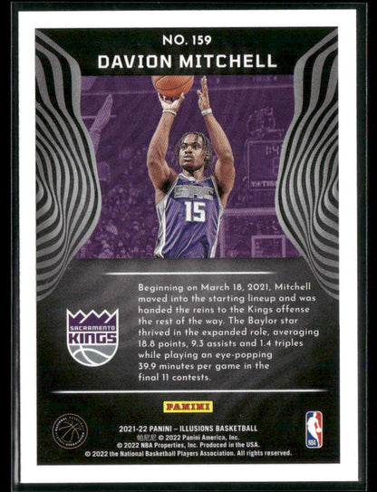 2021-22 Panini Illusions Davion Mitchell #159