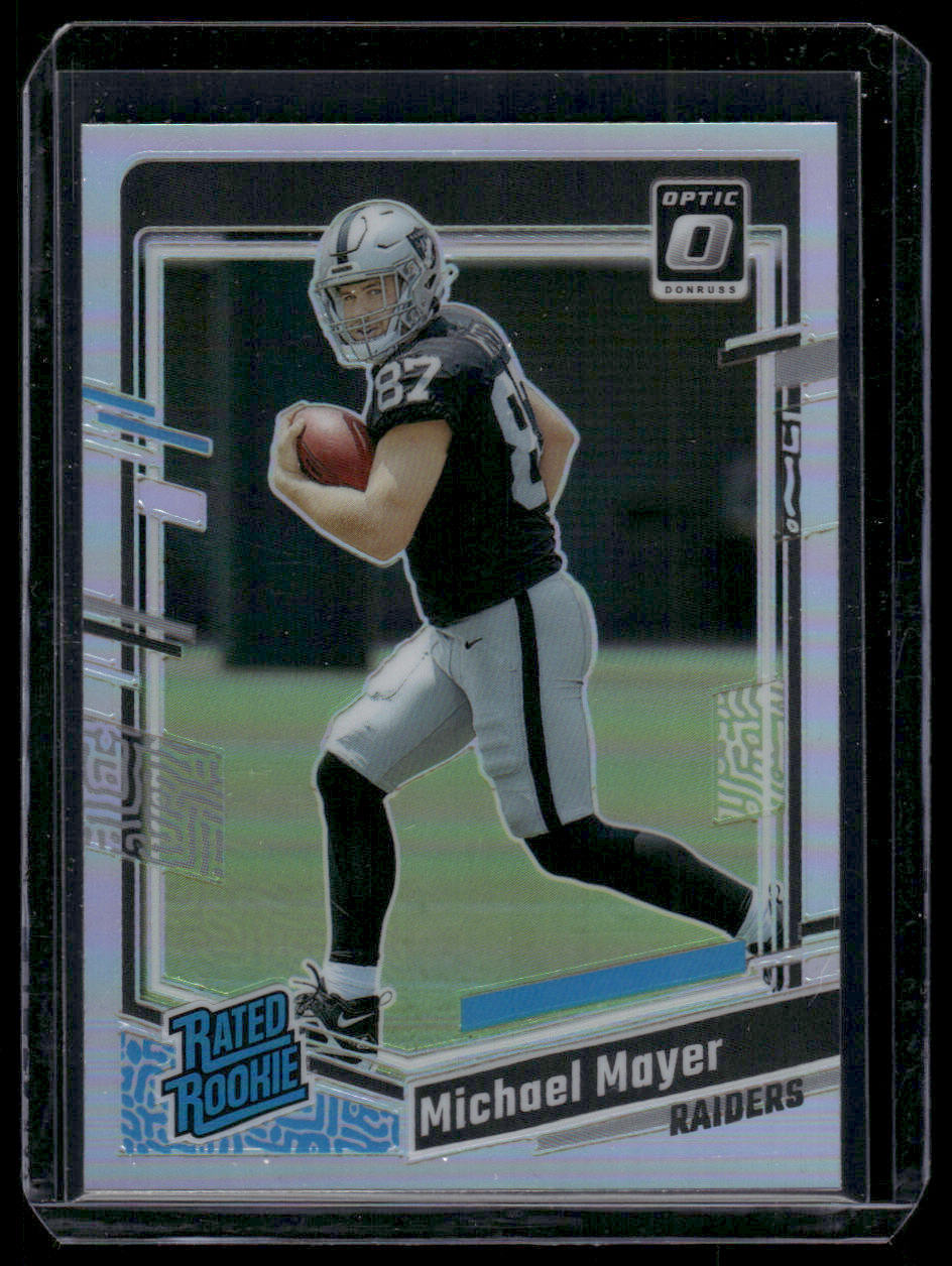 2023 Panini Donruss Optic Michael Mayer #260 Holo Prizm Rated Rookie