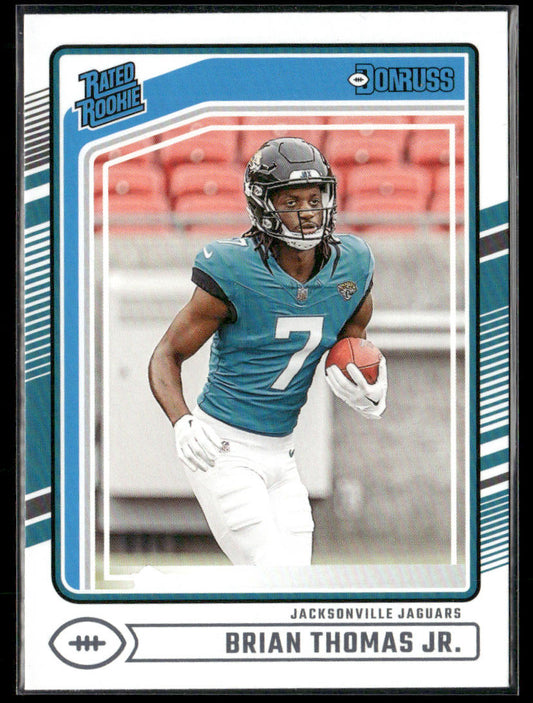 2024 Donruss Brian Thomas Jr. #313 Rated Rookie