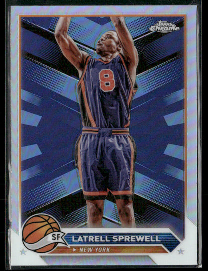 2023 Topps Chrome Latrell Sprewell #40