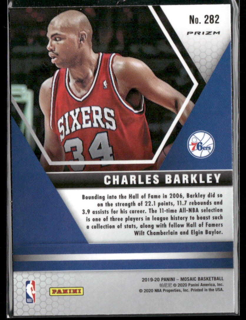 2019 Panini Mosaic Charles Barkley #282 Genesis Short Print