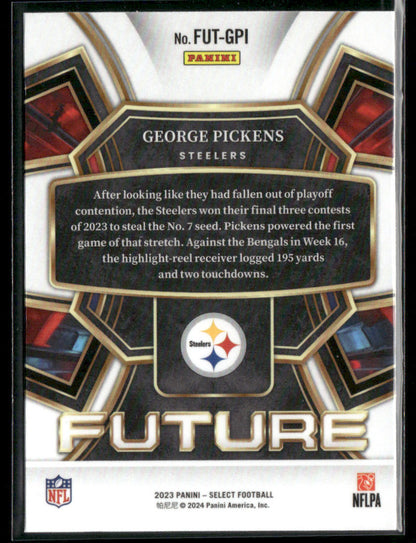 2023 Panini Select George Pickens #FUT-GPI Future