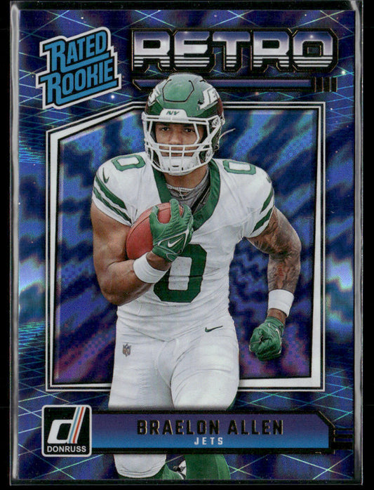 2024 Panini Donruss Braelon Allen #20 Retro Rated Rookie