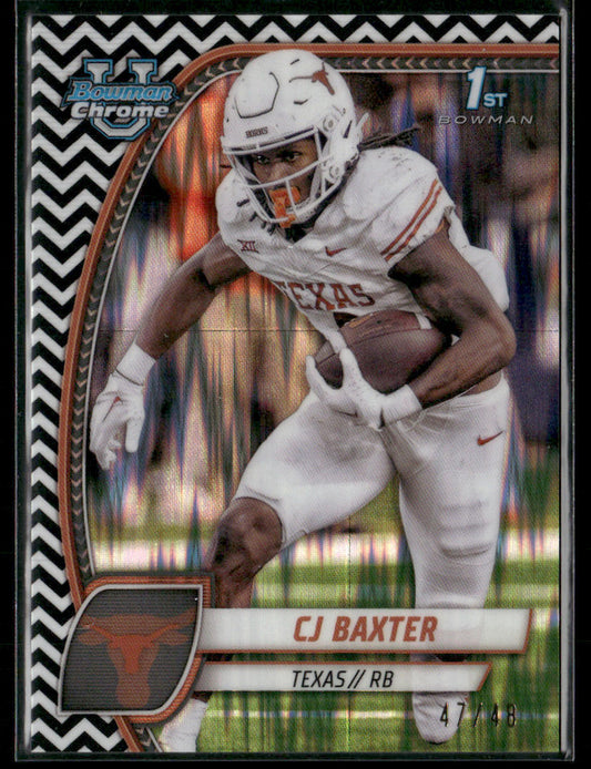 2021. Bowman Chrome CJ Baxter #42 47/49