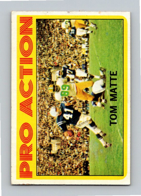 1971 Pro Action Tom Matte #131