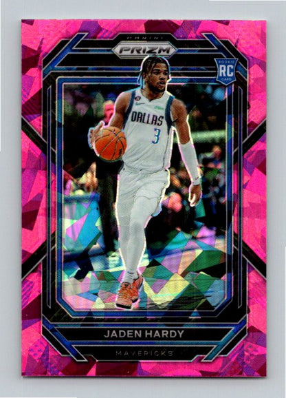 2022-23 Panini Prizm Jaden Hardy #196 Pink Ice Rookie