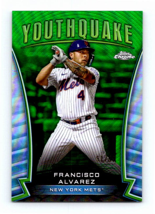 2024 Topps Chrome Francisco Alvarez #YQ-37 Youthquake /99