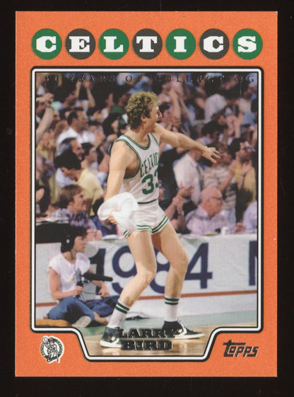 2008-09 Topps Larry Bird #172 Orange /1199