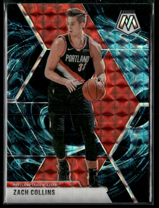 2019 Panini Mosaic Zach Collins #45 Genesis Short Print